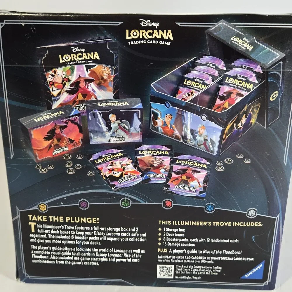 Disney Lorcana TCG Rise of the Floodborn Illumineer's Trove - Factory Sealed
